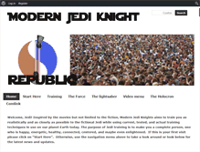 Tablet Screenshot of modernjediknight.com